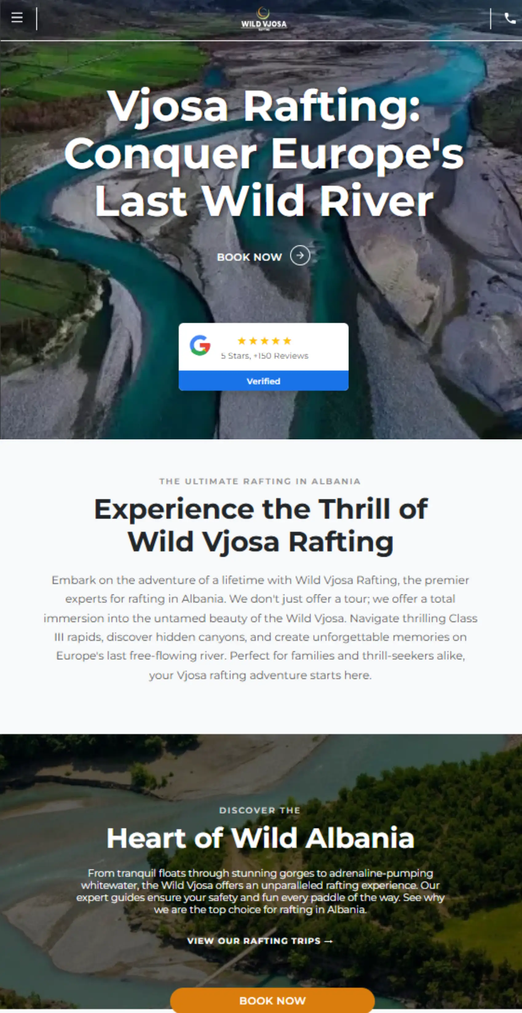 Wild Vjosa Rafting